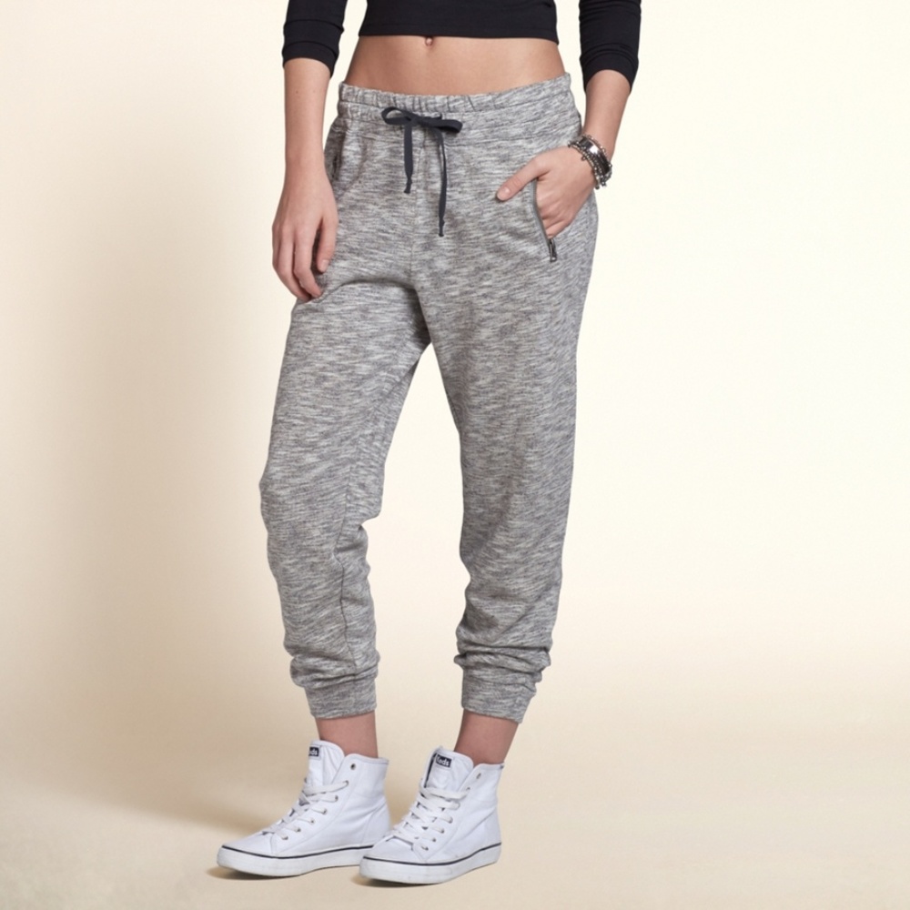 Hollister Joggers Sweatpants Heather Grey in XS